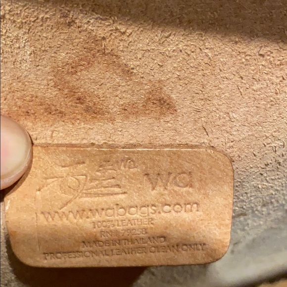 Mini Boho Tooled Leather Purse - Picture 3 of 6